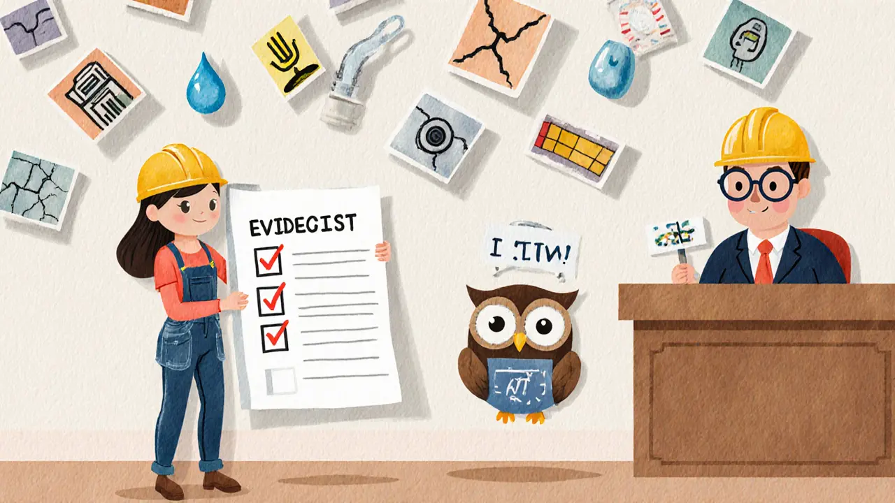 Домовладелец защищает чек-лист в суде, а строитель пытается спрятать недостатки, судья — сова.