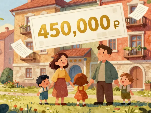 Как получить 450 тысяч рублей на погашение ипотеки многодетным семьям в 2025 году