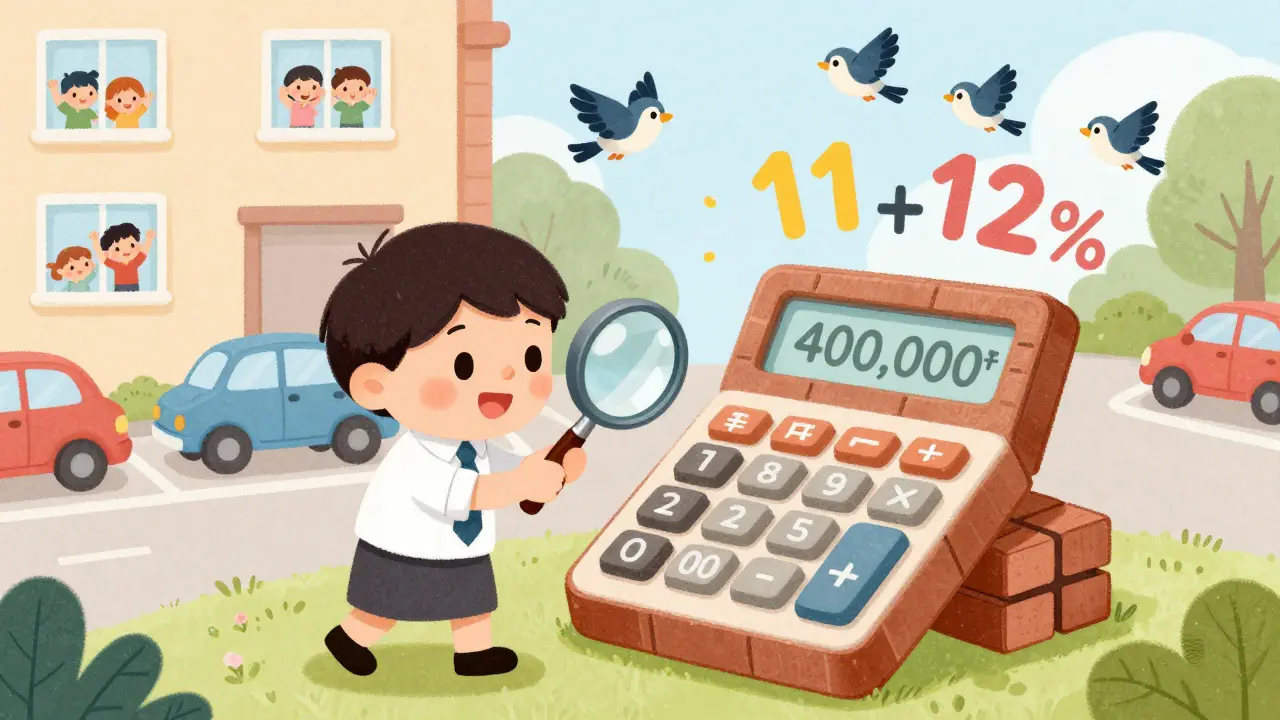 Дружелюбный хозяин считает доходность с помощью калькулятора из кирпичей и летающих птиц.