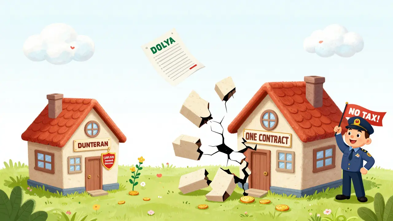 Одна квартира распадается на пять отдельных сделок, каждый с вычетом — налога нет.