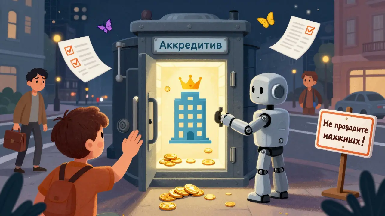 Банковский аккредитив открывается только после регистрации права собственности