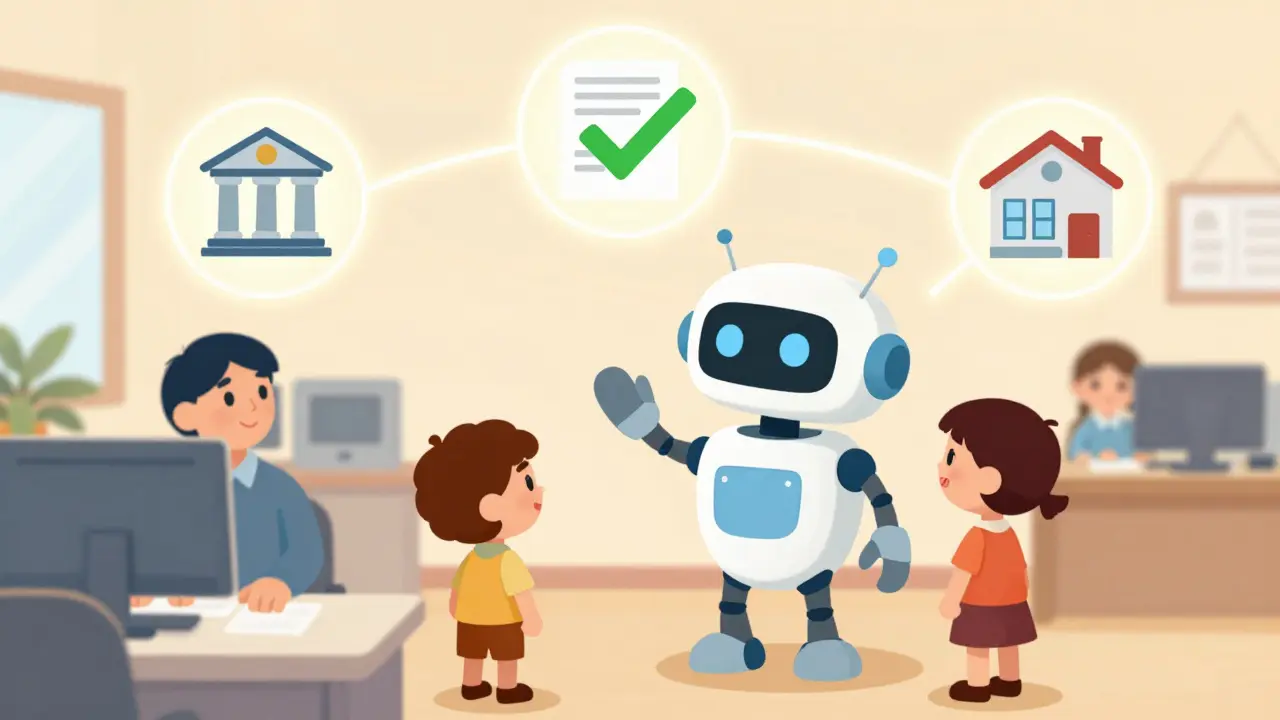 Робот помогает семье с автоматизацией оформления долей