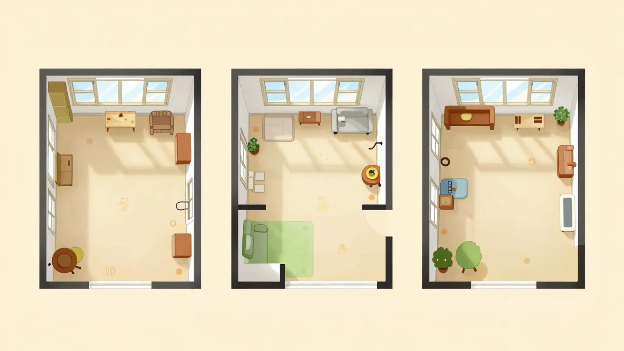 Сравнение планировок квартир сверху