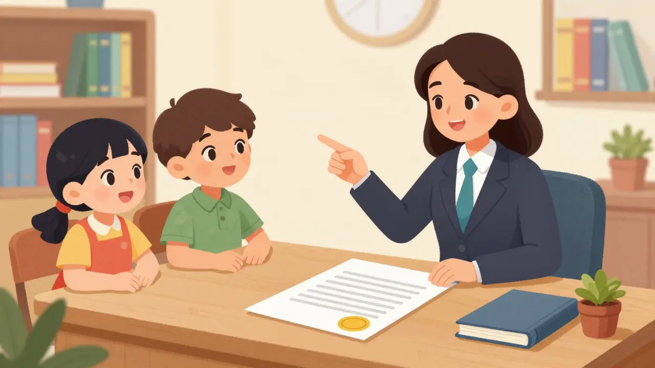 Нотариус помогает семье правильно оформить договор купли-продажи доли