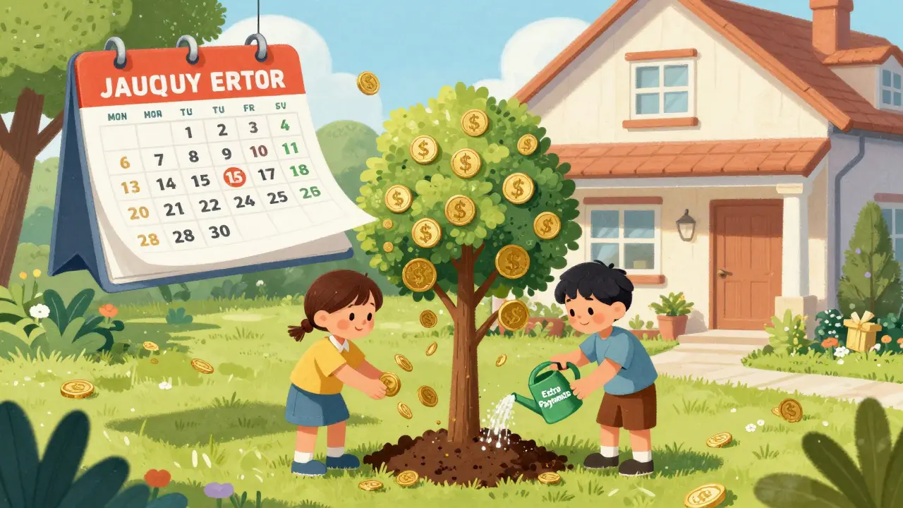 Пара поливает дерево денег, сокращая срок ипотечного кредита