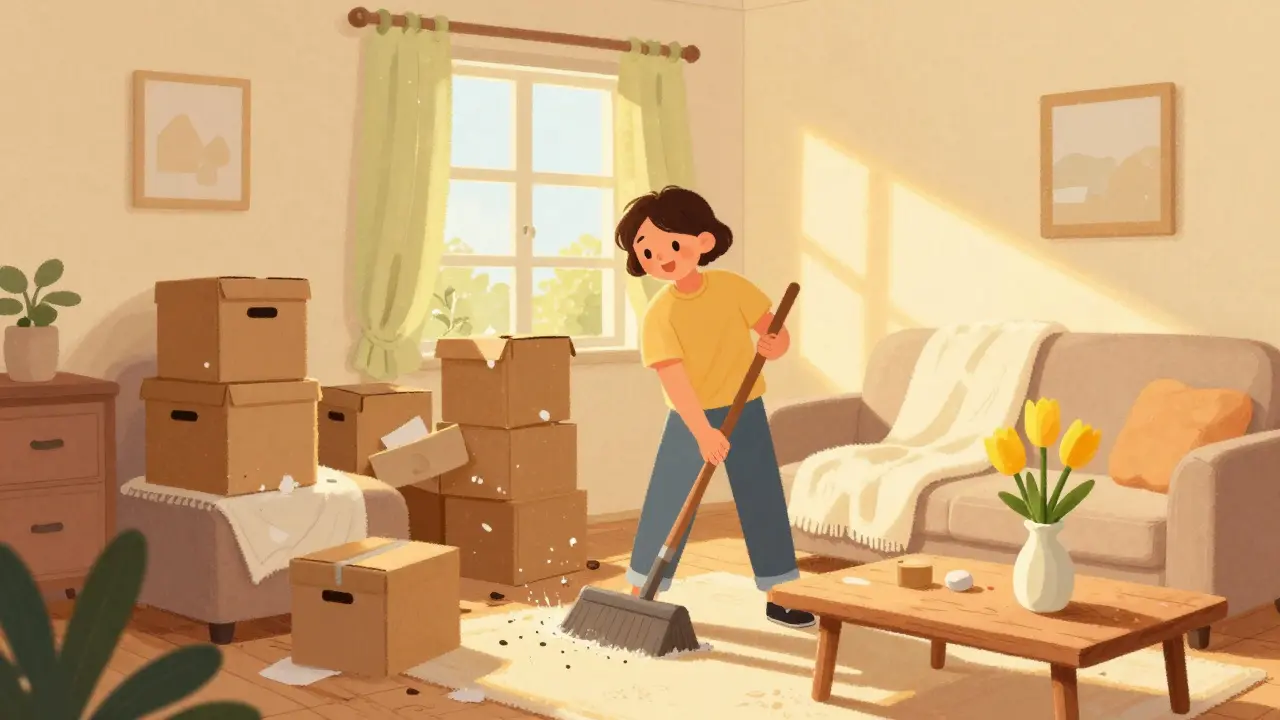 Процесс хоумстейджинга: превращение захламленной комнаты в уютное пространство